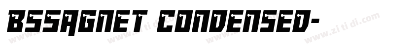 BSSAgnet Condensed字体转换